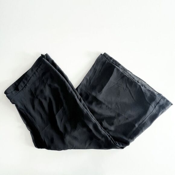Laura Plus Women Pants Capri Flared Black Plus Size 24W - Picture 1 of 9